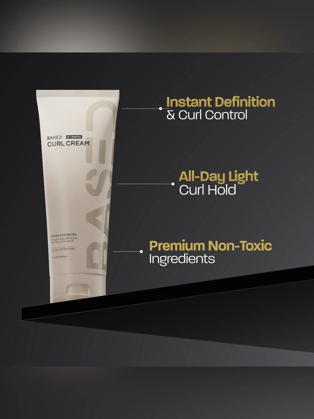BASED Bodyworks Curl Cream + Curl Refresh Spray Bundle New 6.8oz